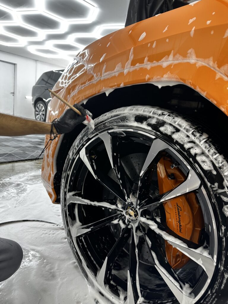 Lamborghini urus detailing in ash auto detailing