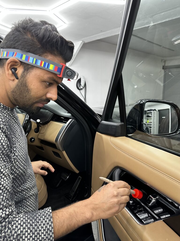 Range rover interior detailing & ceramic coating