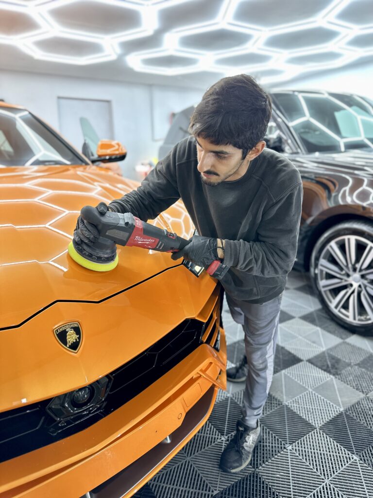 Paint correction/polishing of supercars/luxury cars